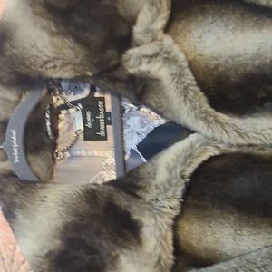 Dennis basso faux fur jacket.